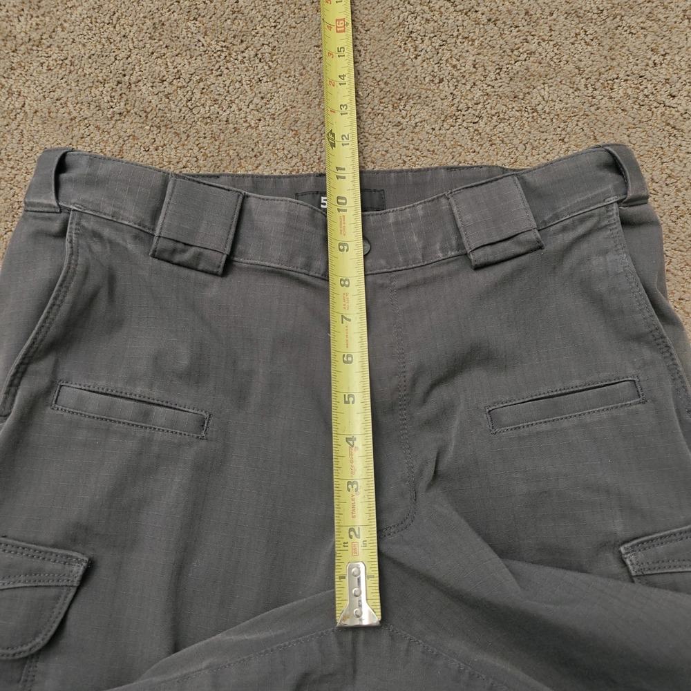 5.11 Tactical Mens Gray Cargo Pants 32X32 Workwear Durable Outdoor Utility - Picture 14 of 16
